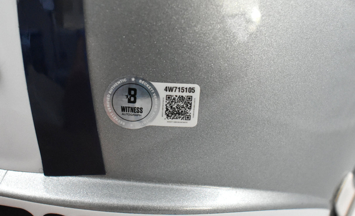 Dak Prescott Autographed Dallas Cowboys F/S Speed Helmet - Beckett W Holo