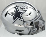 Dak Prescott Autographed Dallas Cowboys Mid-Size SpeedFlex Helmet-Beckett W Holo