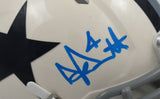 Dak Prescott Signed Cowboys Retro Speed Mini Helmet - Beckett W Holo *Light Blue