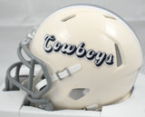 Dak Prescott Signed Cowboys Retro Speed Mini Helmet - Beckett W Holo *Dark Blue