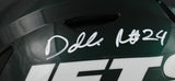 Darrelle Revis Autographed New York Jets F/S Speedflex Helmet - Beckett W Holo