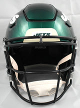 Darrelle Revis Autographed New York Jets F/S Speedflex Helmet - Beckett W Holo