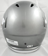Darrelle Revis Autographed New York Jets F/S Flash Speed Helmet - Beckett W Holo