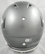 Darrelle Revis Autographed Jets F/S Flash Speed Authentic Helmet- Beckett W Holo