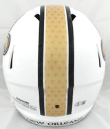Ricky Williams Autographed Saints F/S ALT 2025 Speed Helmet - Beckett W Holo