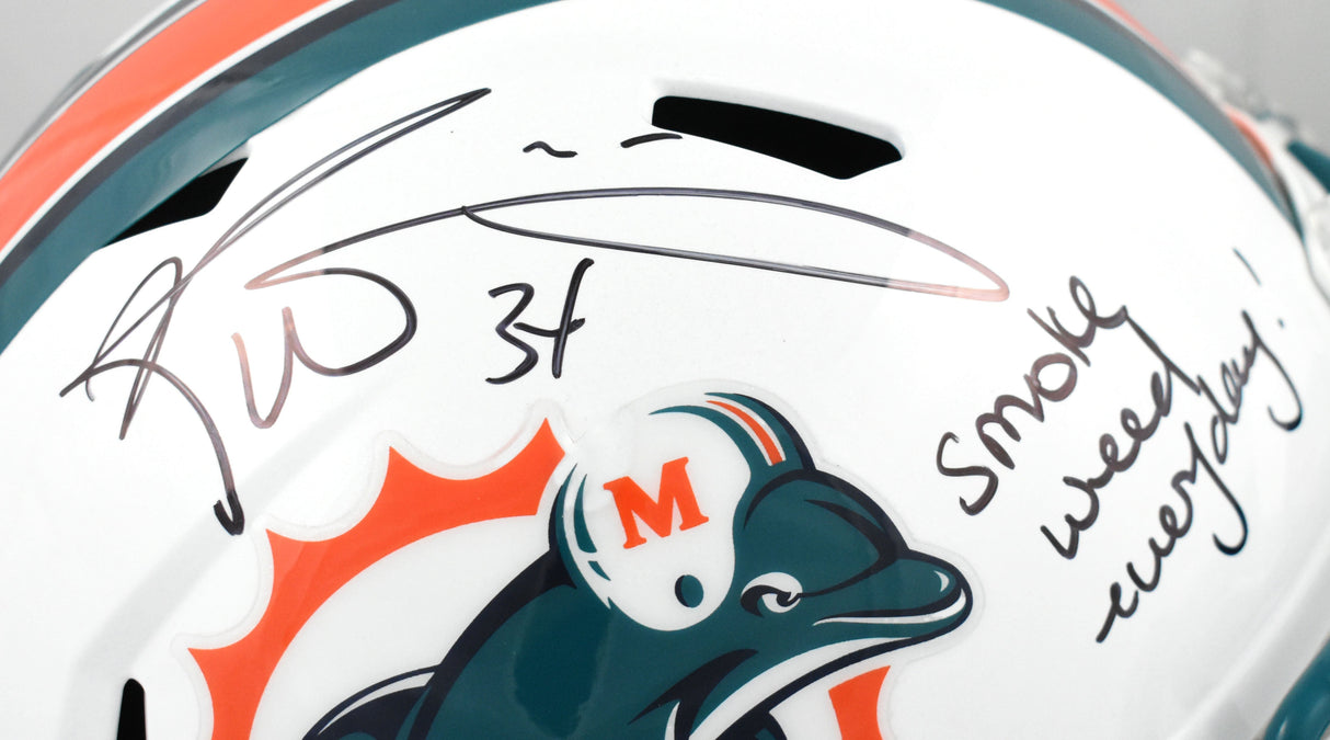 Ricky Williams Autographed Miami Dolphins F/S 97-12 Speed Helmet -Beckett W Holo