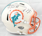 Ricky Williams Autographed Miami Dolphins F/S Retro Speed Helmet -Beckett W Holo