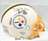 T.J. Watt Autographed Pittsburgh Steelers Retro Speed Mini Helmet Beckett W Holo