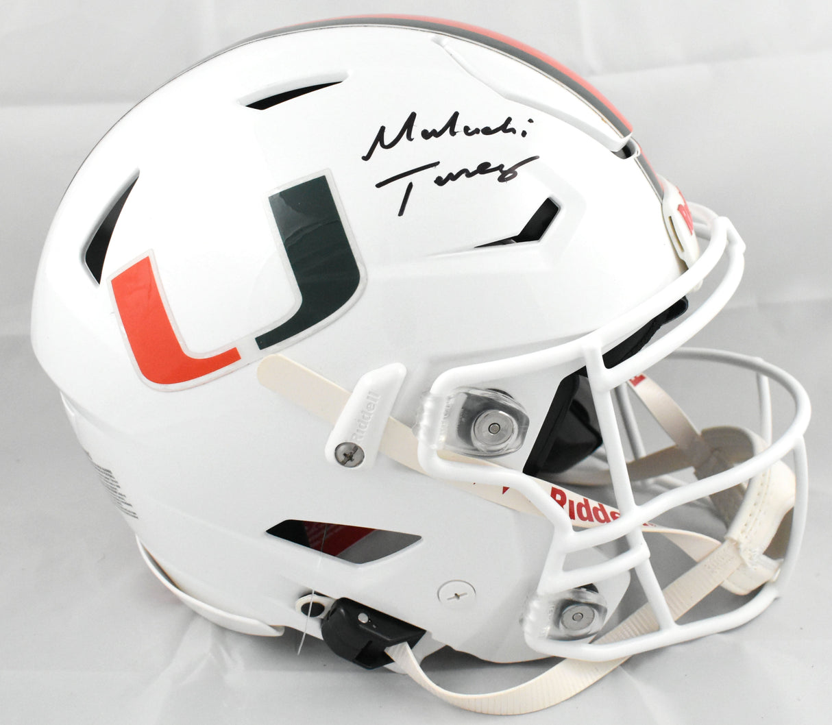 Malachi Toney Autographed Miami Hurricanes F/S Speedflex Helmet - JSA W