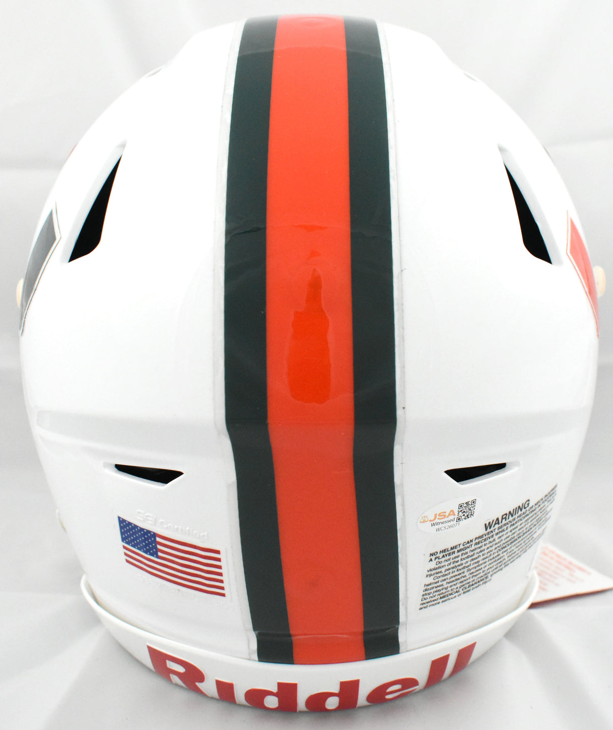 Malachi Toney Autographed Miami Hurricanes F/S Speedflex Helmet - JSA W