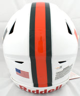 Malachi Toney Autographed Miami Hurricanes F/S Speedflex Helmet - JSA W