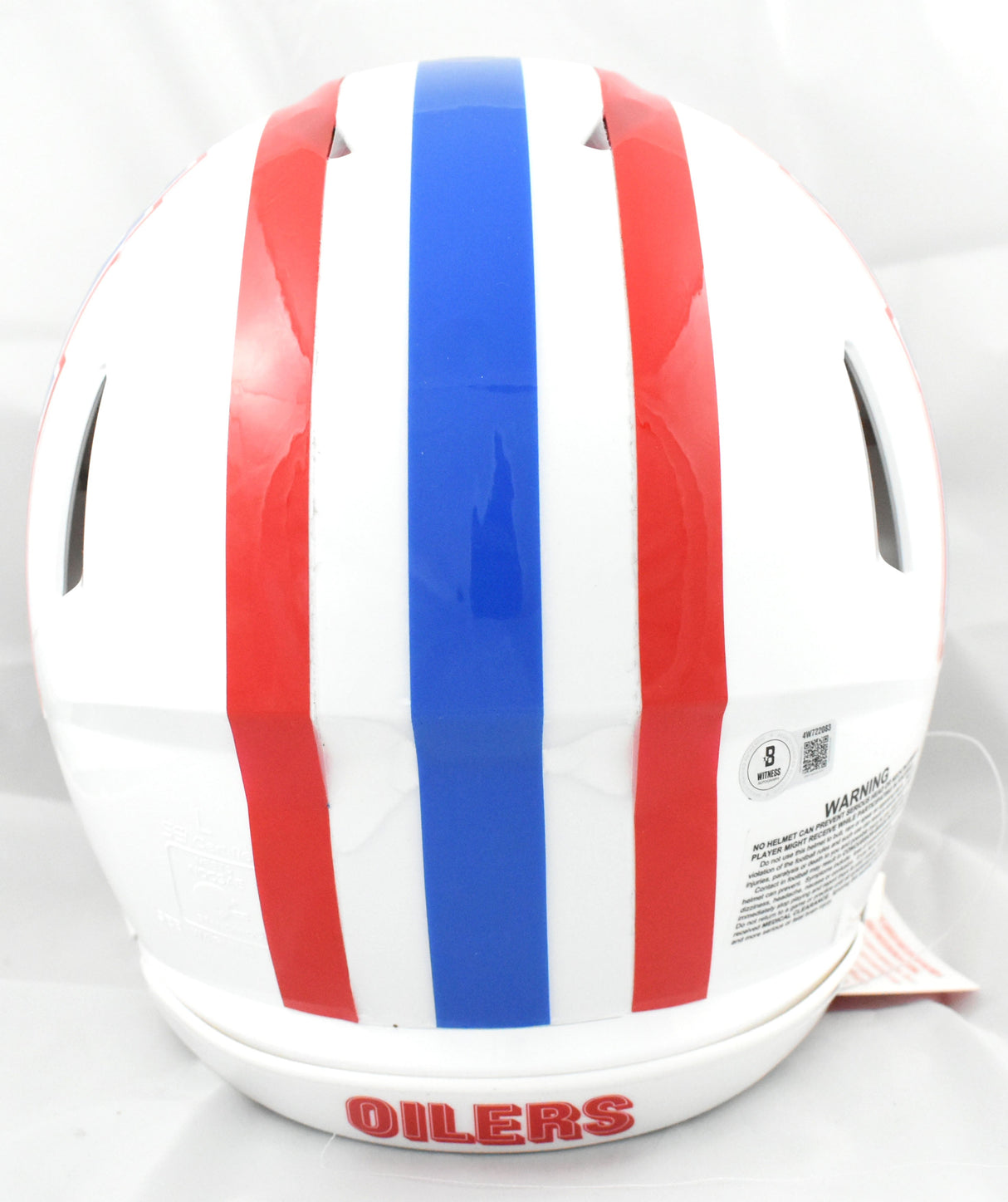 Earl Campbell Signed Oilers F/S 81-98 Speed Authentic Helmet HOF- Beckett W Holo