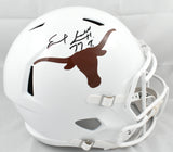 Earl Campbell Autographed Texas Longhorns F/S Speed Helmet HT - Beckett W Holo
