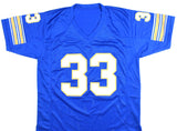 Tony Dorsett Autographed Blue College Style Jersey Heisman - Beckett W Hologram