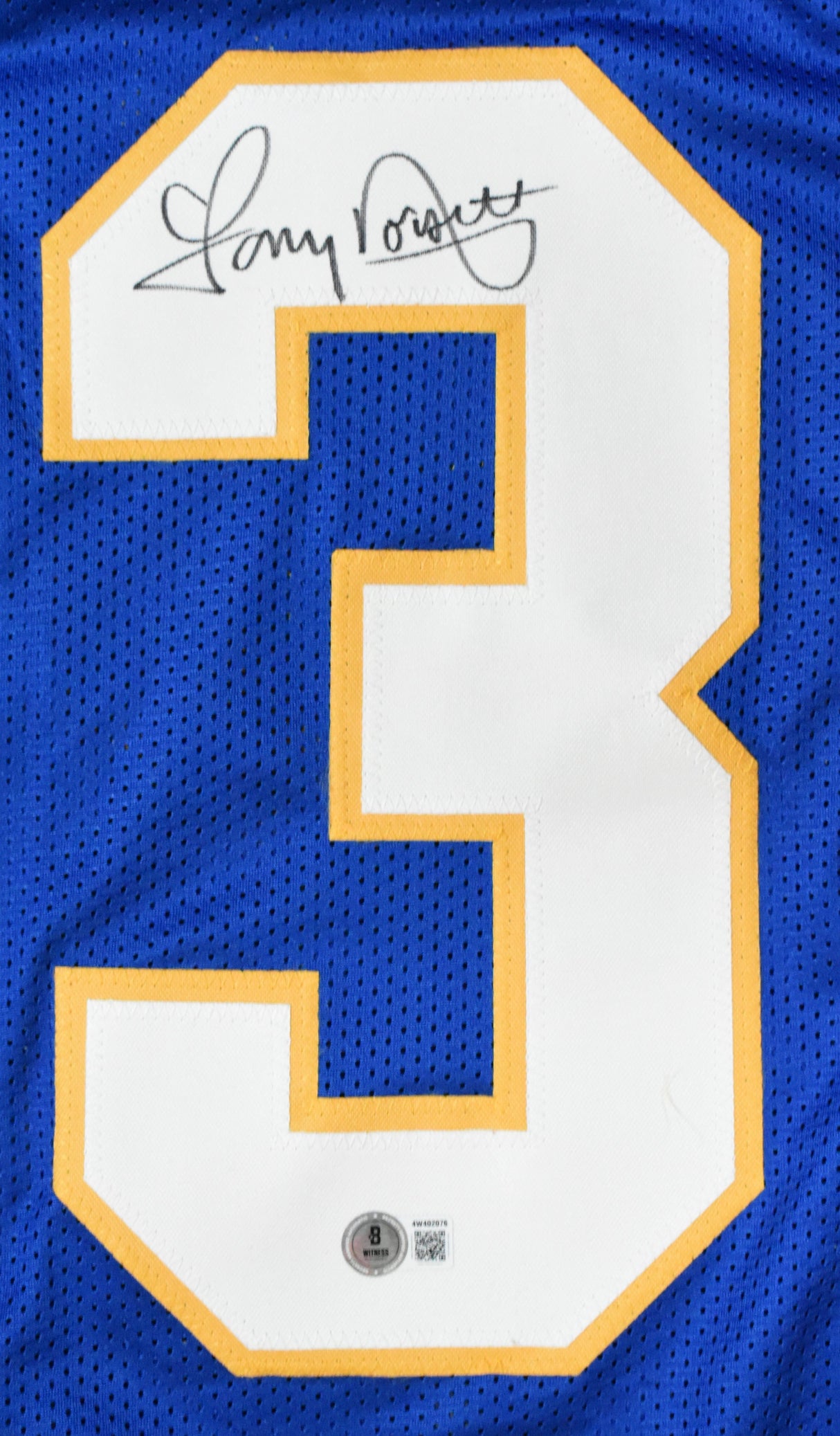 Tony Dorsett Autographed Blue College Style Jersey - Beckett W Hologram