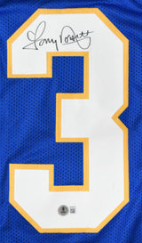 Tony Dorsett Autographed Blue College Style Jersey - Beckett W Hologram