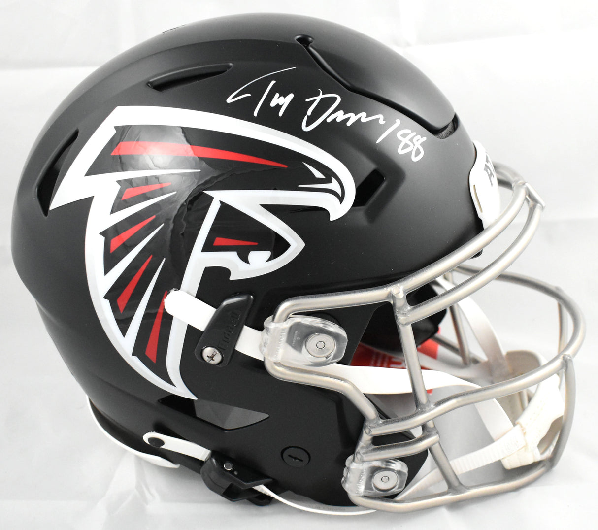 Tony Gonzalez Autographed Atlanta Falcons F/S Speedflex Helmet - Beckett W Holo
