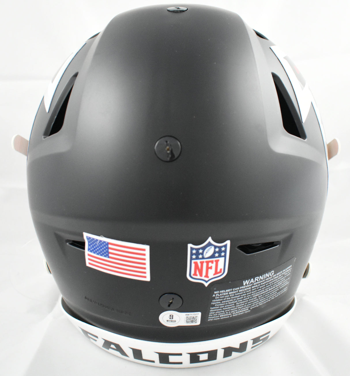 Tony Gonzalez Autographed Atlanta Falcons F/S Speedflex Helmet-Beckett W Smeared