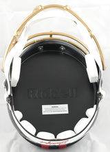 Fred Warner Autographed 49ers F/S Rivalries Speed Helmet - Beckett Holo