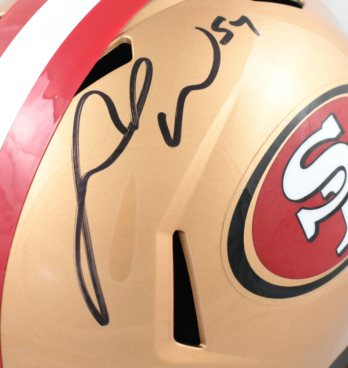 Fred Warner Autographed San Francisco 49ers F/S Speed Helmet - Beckett Holo