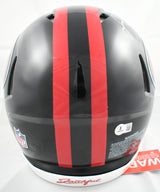 Fred Warner Signed 49ers F/S Rivalries Speed Authentic Helmet - Beckett Holo