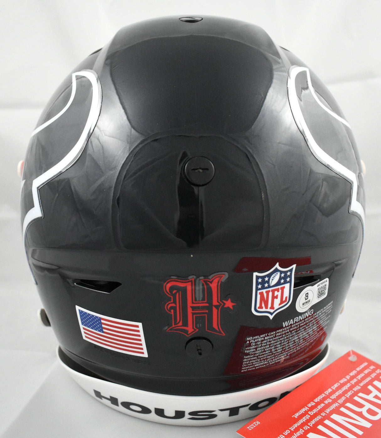 David Montgomery Autographed Houston Texans F/S Speedflex Helmet -Beckett W Holo