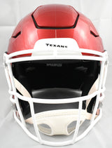 David Montgomery Autographed Texans F/S Flash Speedflex Helmet - Beckett W Holo