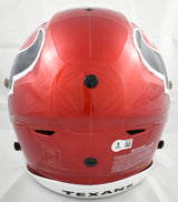 David Montgomery Autographed Texans F/S Flash Speedflex Helmet - Beckett W Holo