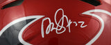 David Montgomery Signed Texans F/S Flash Speed Authentic Helmet - Beckett W Holo