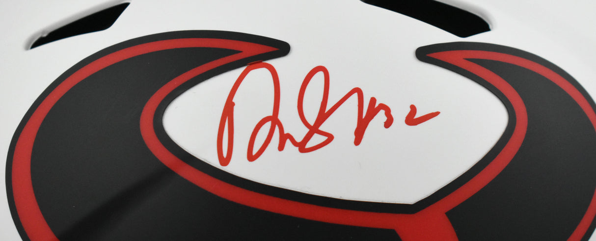 David Montgomery Signed Texans F/S Lunar Speed Authentic Helmet - Beckett W Holo