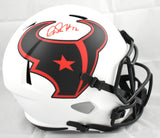 David Montgomery Autographed Texans F/S Lunar Speed Helmet - Beckett W Holo