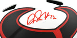 David Montgomery Autographed Texans F/S Lunar Speed Helmet - Beckett W Holo