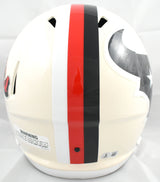 David Montgomery Signed Houston Texans F/S Retro Speed Helmet-Beckett W Holo