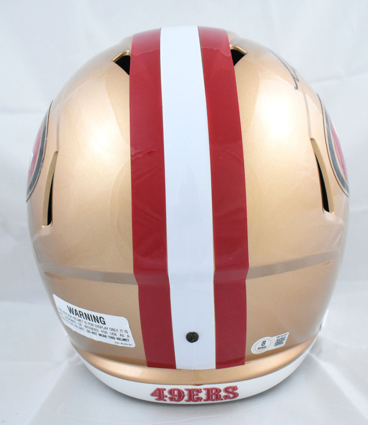 Mike Evans Autographed San Francisco 49ers F/S Speed Helmet - Beckett W Holo