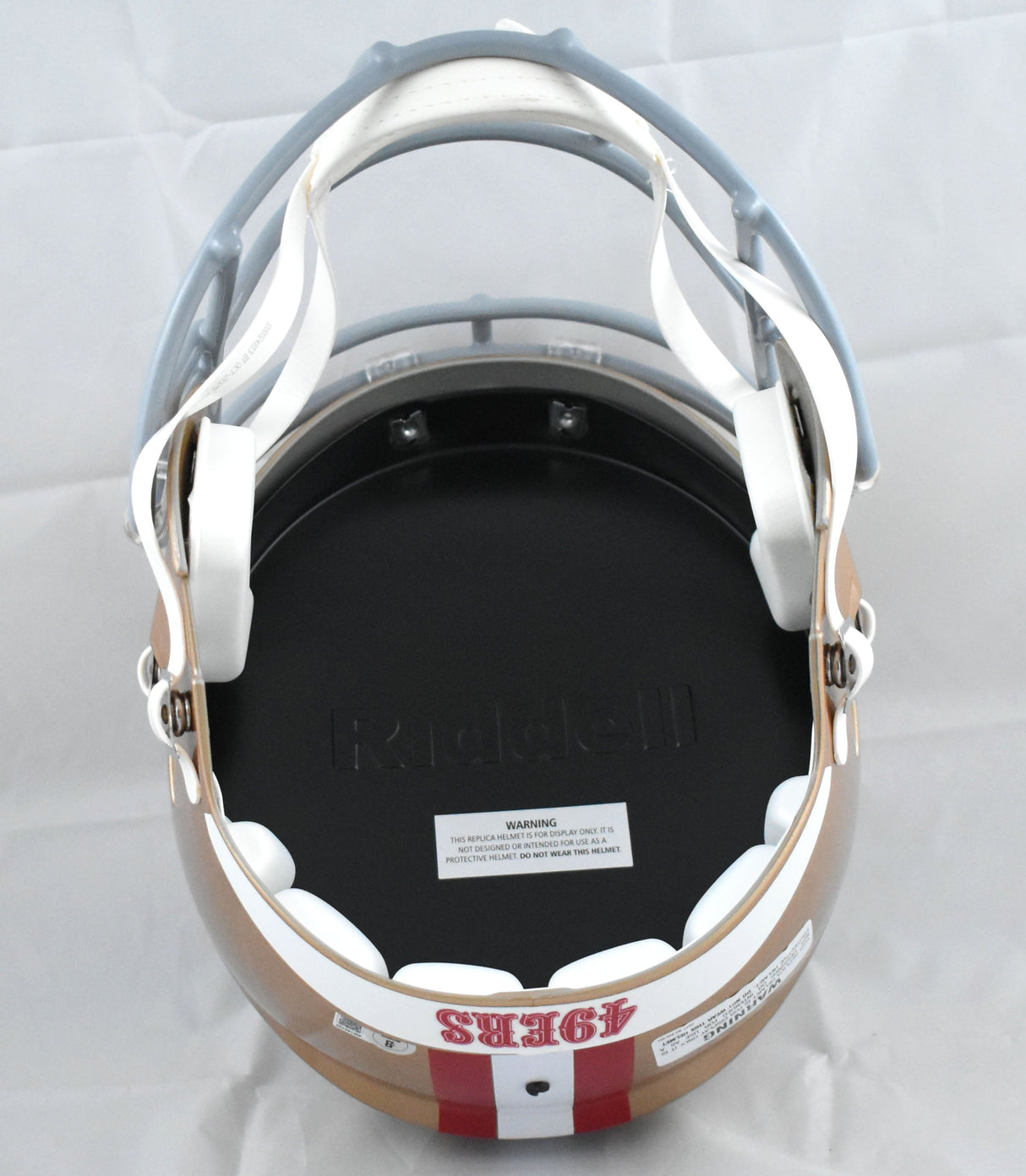 Mike Evans Autographed San Francisco 49ers F/S Speed Helmet - Beckett W Holo