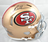 Mike Evans Signed San Francisco 49ers F/S Speed Authentic Helmet- Beckett W Holo