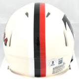 Julio Jones Autographed Atlanta Falcons Retro Speed Mini Helmet - Beckett W Holo