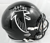 Julio Jones Autographed Atlanta Falcons F/S 90-02 Speed Helmet - Beckett W Holo