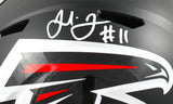 Julio Jones Autographed Atlanta Falcons F/S Speed Helmet - Beckett W Hologram