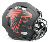 Julio Jones Autographed Atlanta Falcons F/S Eclipse Speed Helmet- Beckett W Holo