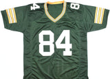 Sterling Sharpe Autographed Green Pro Style Jersey - Beckett W Hologram *Black