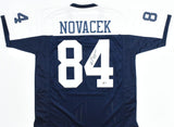 Jay Novacek Autographed Blue Pro Style Jersey - Beckett W Hologram *Black
