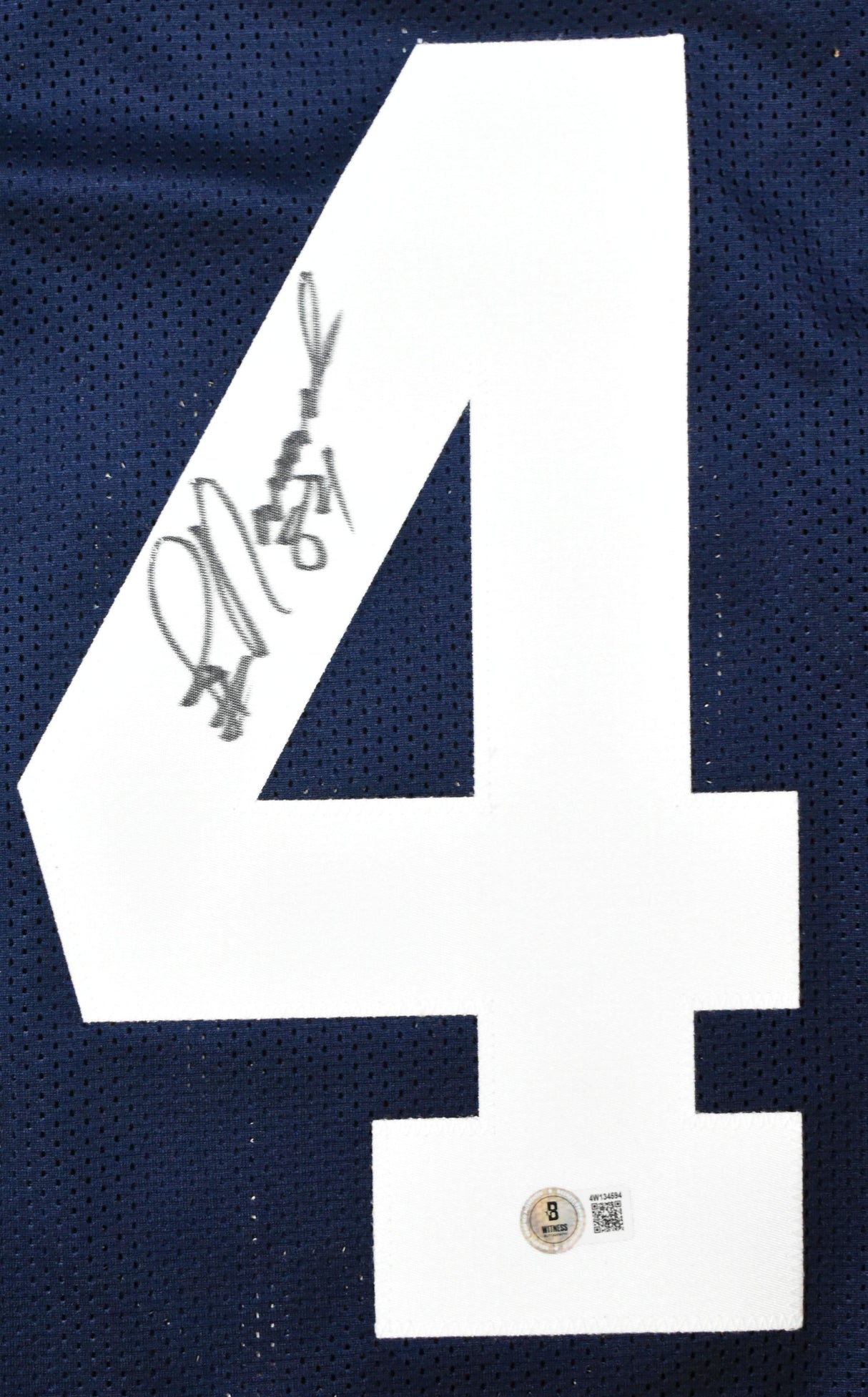 Jay Novacek Autographed Blue Pro Style Jersey - Beckett W Hologram *Black