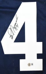 Jay Novacek Autographed Blue Pro Style Jersey - Beckett W Hologram *Black