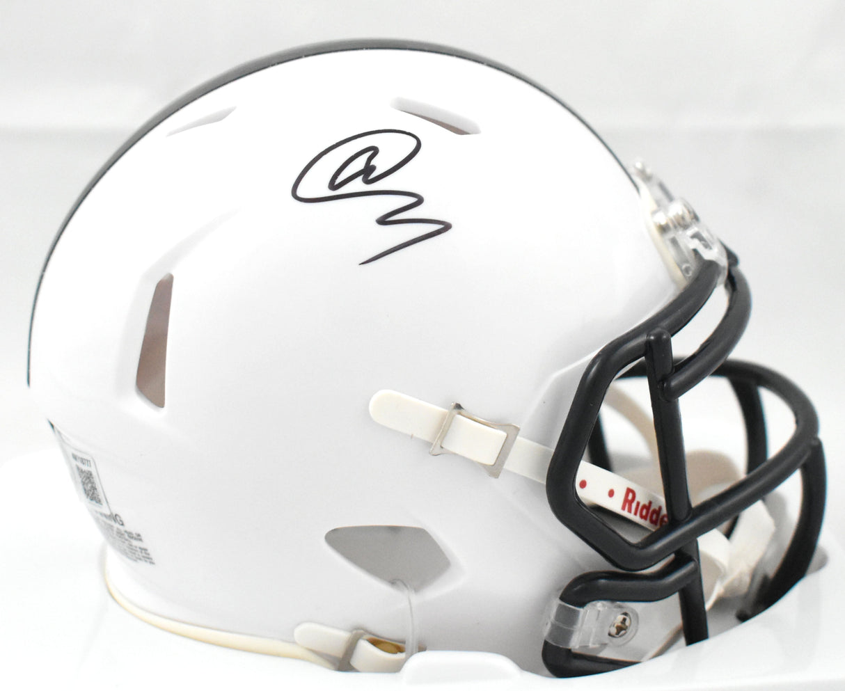 Abdul Carter Autographed Penn State Speed Mini Helmet - Beckett W Hologram