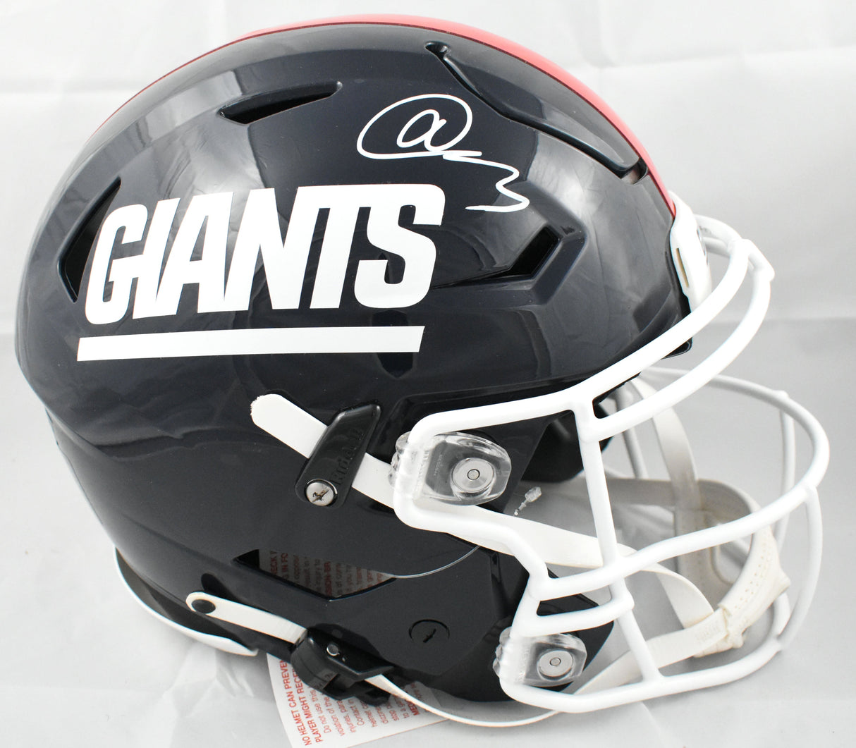 Abdul Carter Autographed New York Giants F/S 81-99 Speedflex Helmet - Beckett W