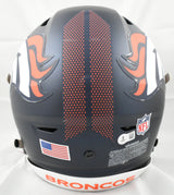 Troy Franklin Autographed Denver Broncos F/S Speedflex Helmet-Beckett W Hologram