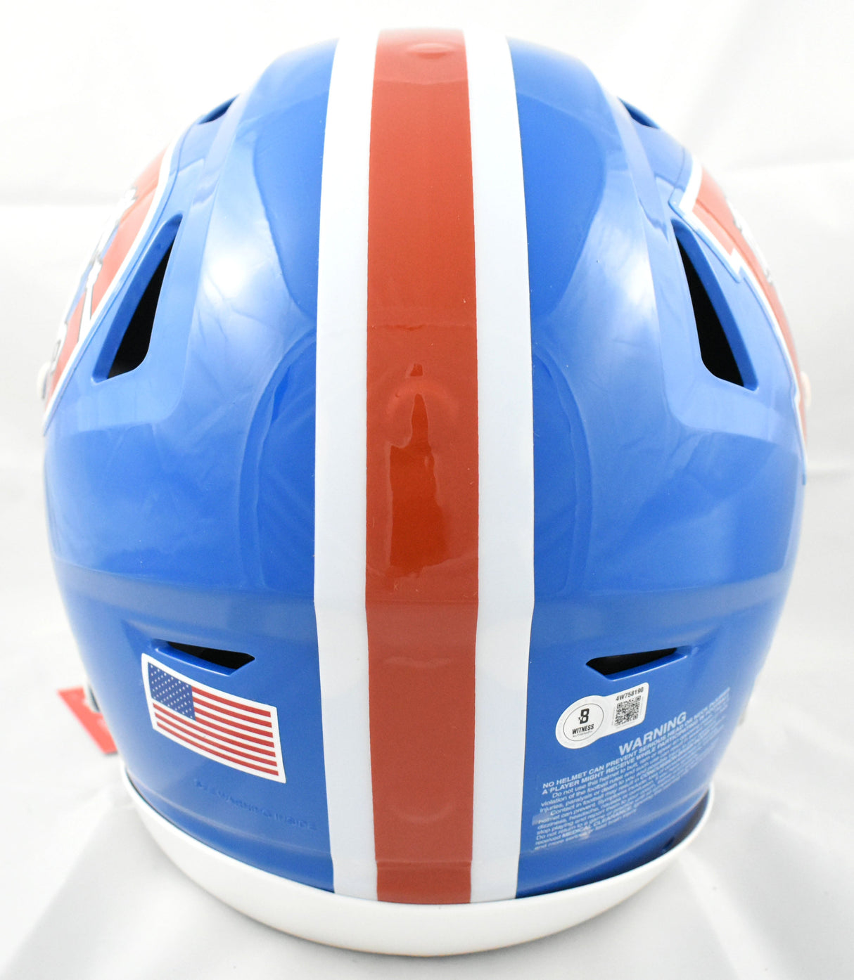 Bo Nix Autographed Denver Broncos F/S 75-96 Speedflex Helmet - Beckett W Holo