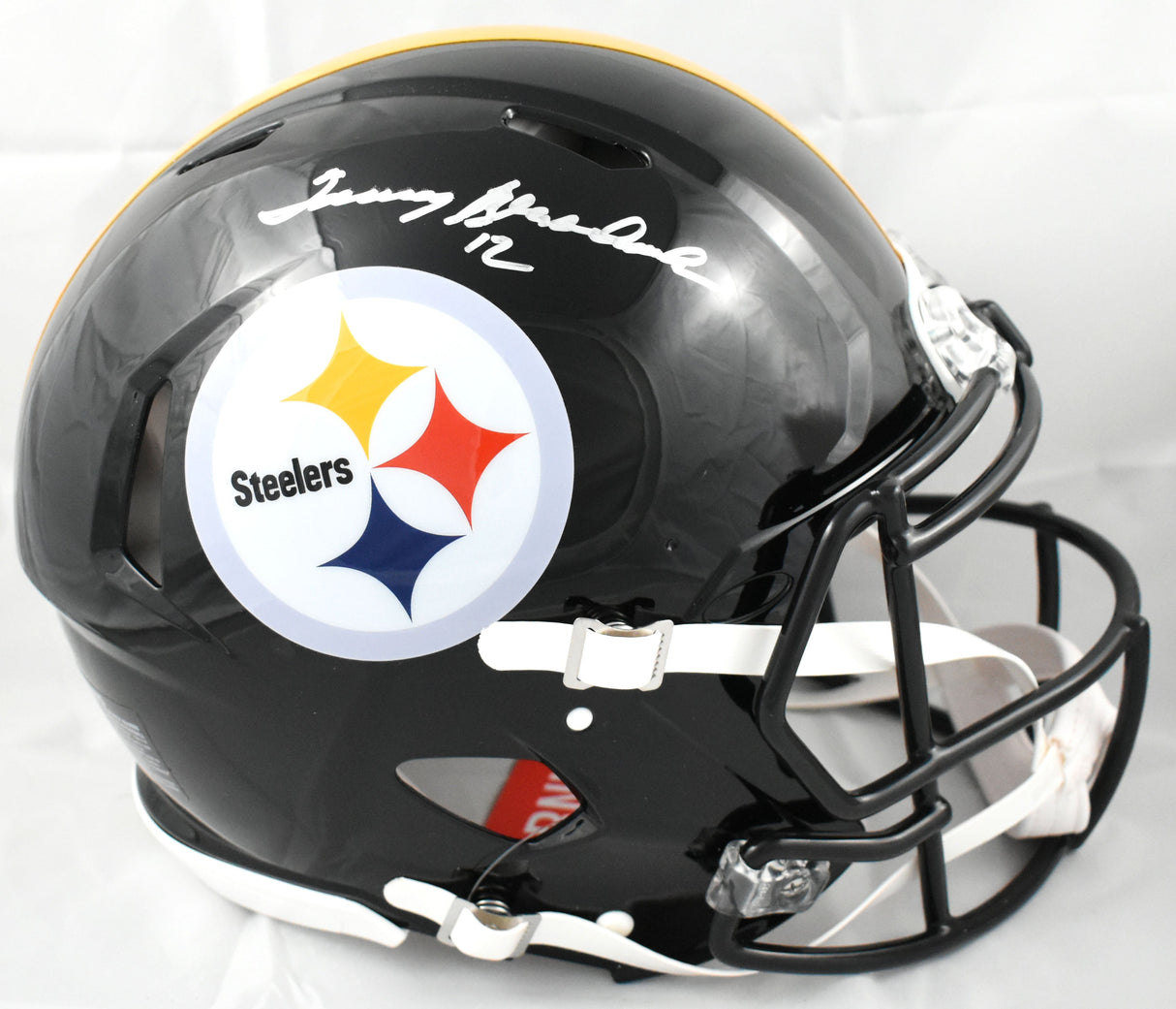 Terry Bradshaw Autographed Steelers F/S Speed Authentic Helmet - Beckett W Holo