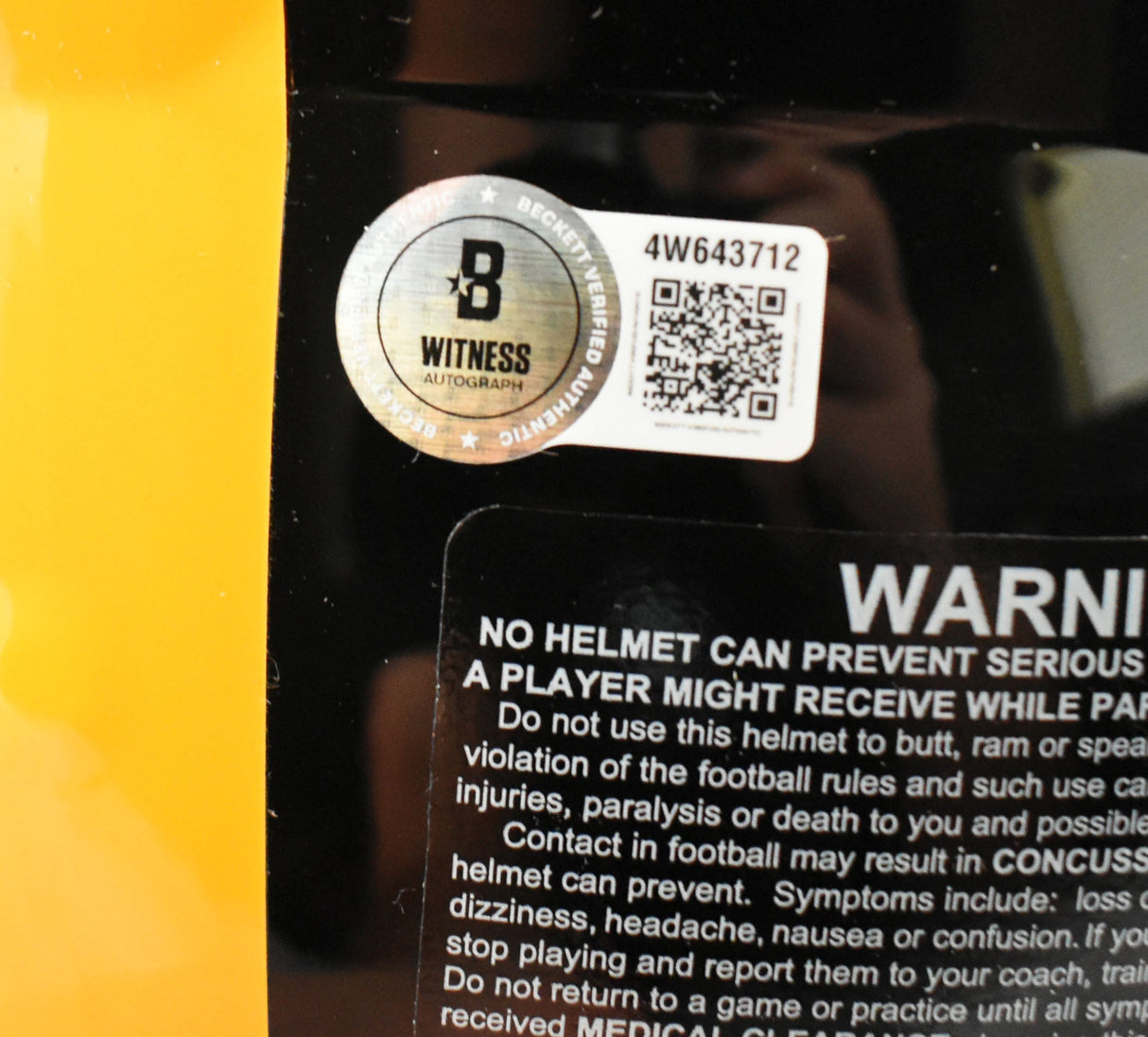 Terry Bradshaw Autographed Steelers F/S Speed Authentic Helmet - Beckett W Holo